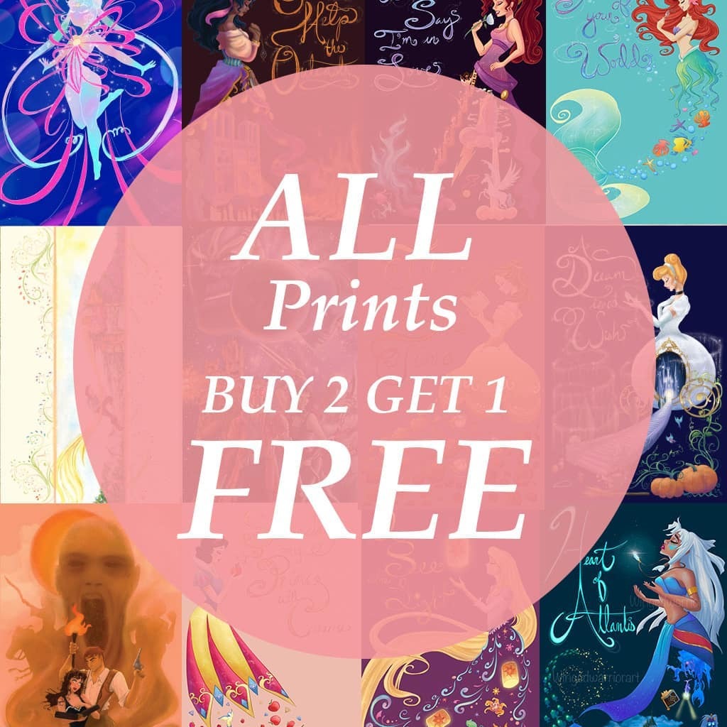 sydycitrine's tweet photo. Hello lovelies!!!

I've been meaning to do this the last couple weeks for those that haven't been able to attend conventions this year! I only do this deal at cons so I'm bringing the con to you!! 💖💖💖
All my prints are available in both large and small, including all my new … https://t.co/fZqHF8F72F