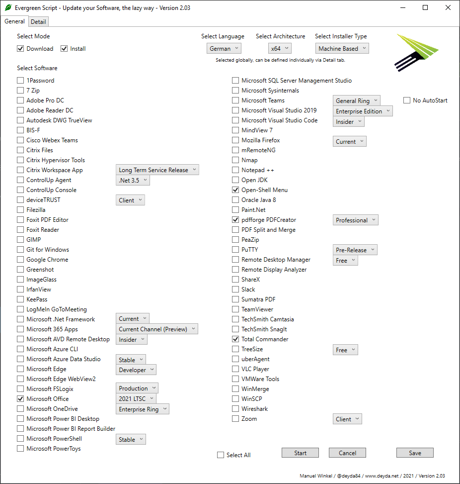 Deyda84's tweet image. If you are too lazy to keep your software up to date...let the new Evergreen-Script Version (2.03) do the work for you.

- Add GUIfile Parameter
- Add @Microsoft @Office 2021, Open-Shell Menu, @PDFCreator &amp;amp; Total Commander
...

bit.ly/3kViXVl

#CitrixCTP #EvergreenScript