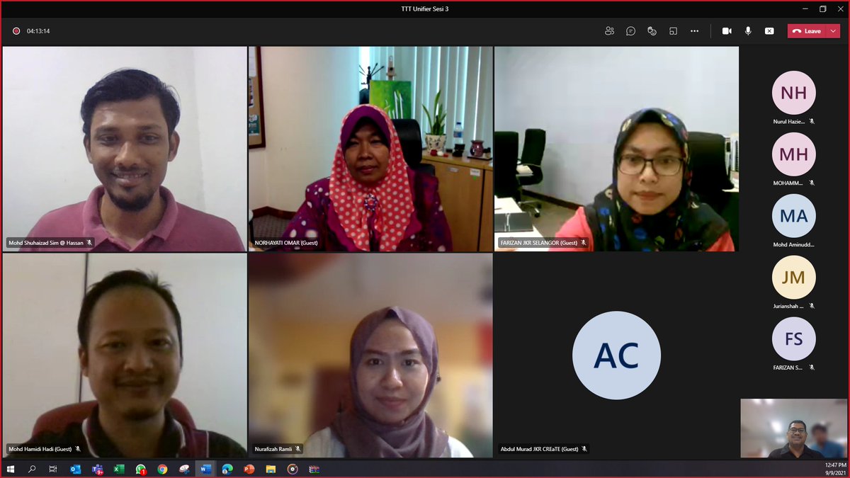 J10Jkr's tweet photo. 6 hingga 9 September 2021 – Sesi latihan Train the Trainer (TTT) Unifier Proses Aliran Kerja bagi Sesi 3 telah berlangsung  secara atas talian melalui Platform Microsoft TEAMS. Sesi latihan ini telah berlangsung selama empat (4) hari. Terima kasih kepada semua pegawai terlibat. https://t.co/5wFuqEeNv6