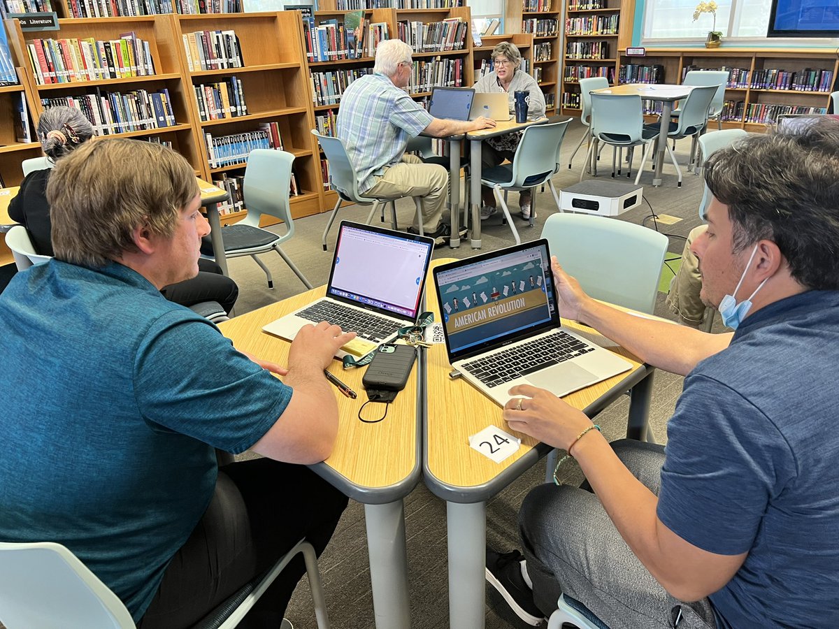 hshpilc's tweet photo. Nearpod Refresher PD in the ILC with Mrs. Cornejo! Nearpod is an innovative tool to elevate the student engagement in the classroom. A huge thank you to the Social Studies PLC for being such a willing audience! #HCISDedTech #HSHPILC #edtech #LibrariesTransform https://t.co/FMtc1HRowt