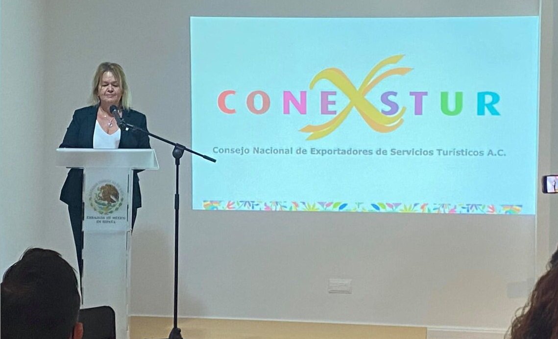 NexosTuristicos's tweet image. SE REACTIVA PROMOCIÓN DE MÉXICO EN EUROPA
Con el objetivo de que #México sea nuevamente la opción de visita para el #TurismoExtranjero, socios @CONEXSTUR y su presidenta Verena Knopp, inician #roadshow "The Door To Mexico" en #España en conjunto con aliados estratégicos. @SRE_mx