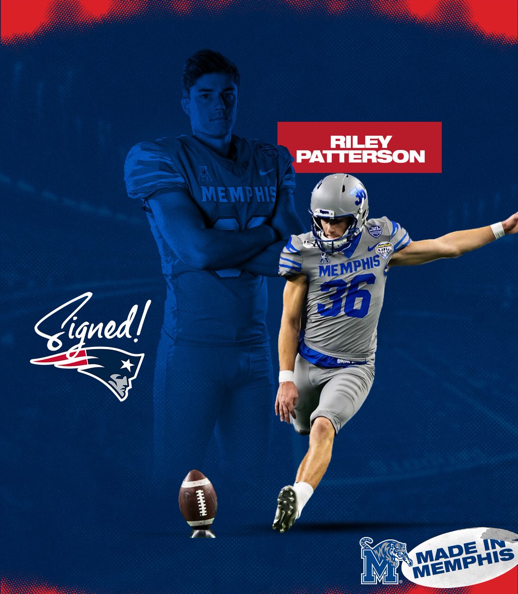 The newest member of the <a href="/Patriots/">New England Patriots</a>! 🖊️💰

#MadeInMemphis #GTG