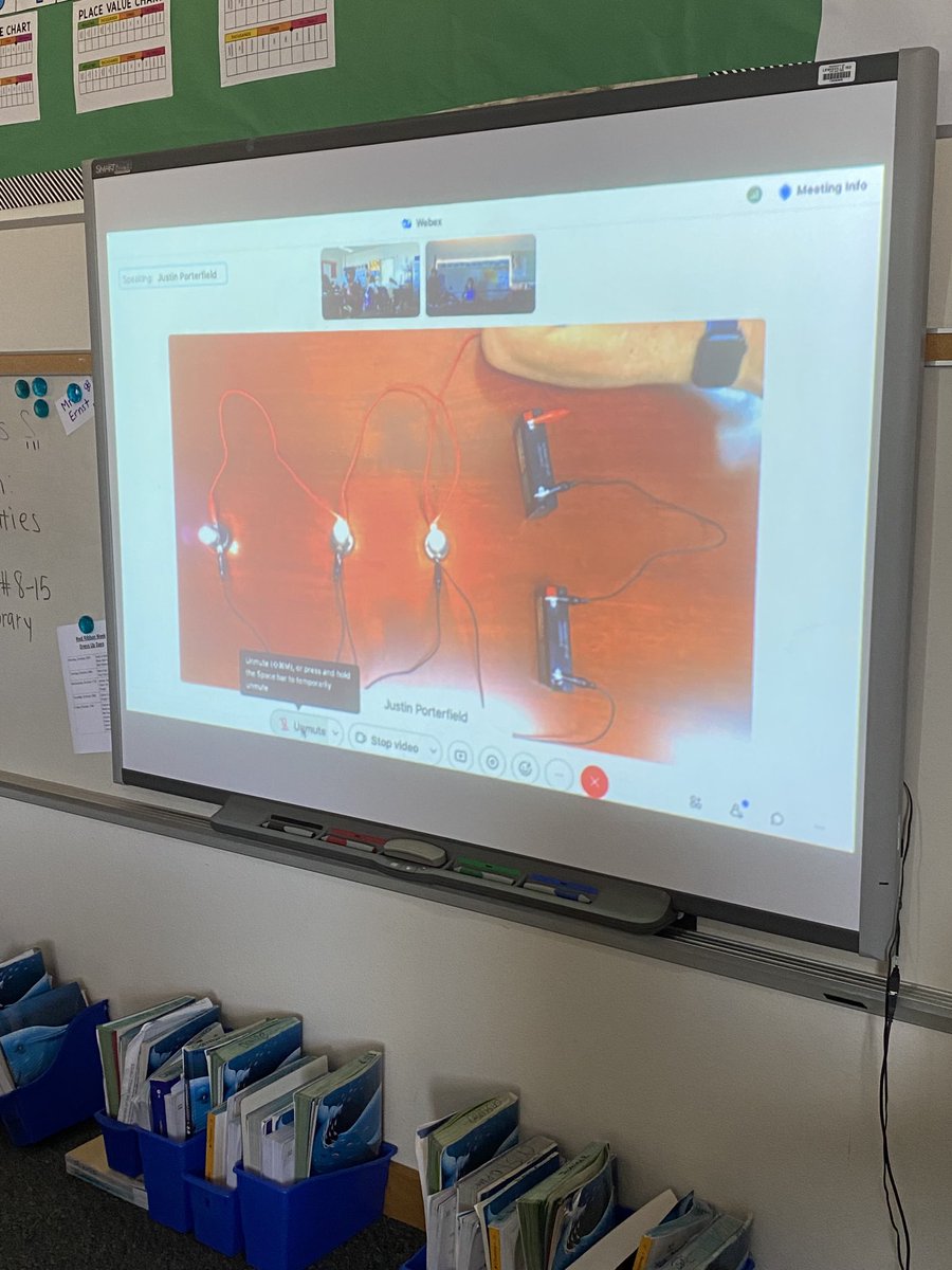 5th graders ⁦⁦<a href="/SouthridgeES/">Southridge ES</a>⁩ wearing their electrical engineer hats as they created various closed circuits with Justin from ⁦<a href="/CoServ/">CoServ</a>⁩!! Thank you for an awesome experience!💡🔋#LISDScience