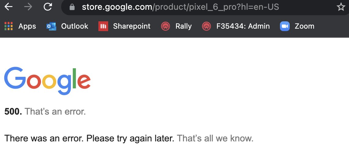 eldeveinDC's tweet image. Seriously Google?  #Pixel6Launch #LaunchFail