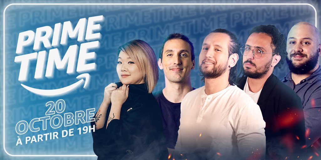 Yo les amis ! On vous donne rdv demain à 19h sur la chaîne Prime Video pour un live trop cool 🔥
RDV ici 👉🏼 twitch.tv/primevideofr. 
On sera les invités de <a href="/MarieCPalot/">Marie Palot</a> &amp; <a href="/NormanGenius/">GEN1US</a> pour parler de Stand-Up avec aussi <a href="/Zack_Nani/">Zack</a> !
On vous attend nombreux! <a href="/PrimeVideoFR/">Prime Video France</a>