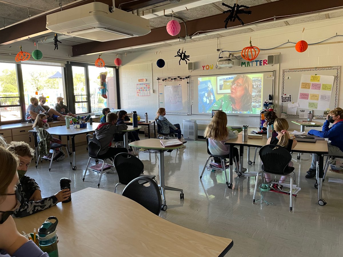 Our class loved the Author’s Visit with <a href="/crims10/">Carolyn Crimi</a>! We had a great morning! #wal109 #engage109