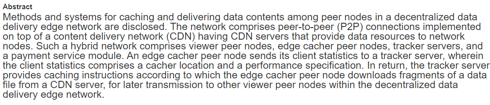 Lala (@worldwidenfts) on Twitter photo Next <a href="/Theta_Network/">Theta Network</a> patent is granted โ๏ธ
Now we are able to connect our p2p networks directly with CDNs like from <a href="/awscloud/">Amazon Web Services</a> , <a href="/googlecloud/">Google Cloud</a> , <a href="/Akamai/">Akamai Technologies</a> and they can work perfectly with eacher other.๐คฏ(caching + transfer)
I want to say explicitly real nice work to the Theta Team!! Next <a href="/Theta_Network/">Theta Network</a> patent is granted โ๏ธ
Now we are able to connect our p2p networks directly with CDNs like from <a href="/awscloud/">Amazon Web Services</a> , <a href="/googlecloud/">Google Cloud</a> , <a href="/Akamai/">Akamai Technologies</a> and they can work perfectly with eacher other.๐คฏ(caching + transfer)
I want to say explicitly real nice work to the Theta Team!!