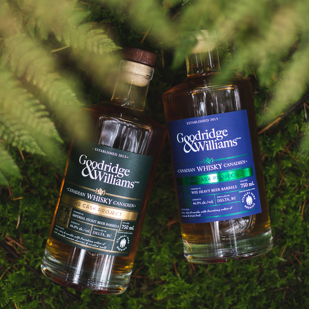 Introducing: The Cask Project. An exclusive collaboration between <a href="/GandWdistilling/">Goodridge & Williams</a> and <a href="/StanleyParkBrew/">Stanley Park Brewing</a> with two limited edition Canadian whiskies, that include an Imperial Stout barrel finish and a Wee Heavy Scottish Ale barrel finish. Stay tuned for more details to come!
