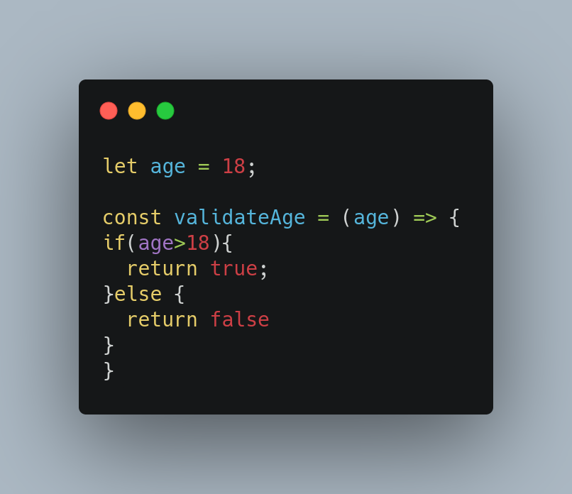 labaranlabs's tweet image. How do you all write your conditions when you only want to return true/false value. Give an explanation  for your answer pls

#javscript #100DaysOfCode #CodeNewbie