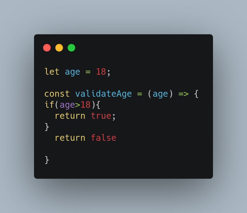 labaranlabs's tweet image. How do you all write your conditions when you only want to return true/false value. Give an explanation  for your answer pls

#javscript #100DaysOfCode #CodeNewbie
