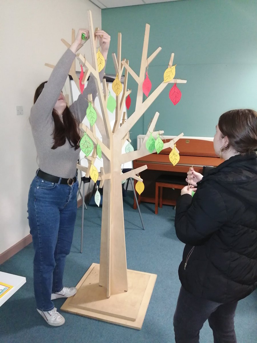 AdrianCopping3's tweet photo. Putting our learning leaves from the session and from others onto the learning tree. @CumbriaUni https://t.co/zFVyUOcTUu