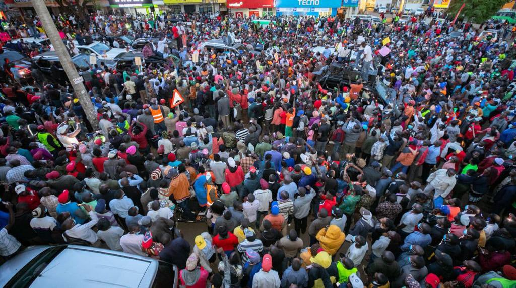 MRSMuruguu's tweet photo. Embu! Thank you! Erokamano!🙏 No power on Earth can stop an idea that’s ripe! @RailaOdinga will deliver Unity, prosperity…
Thank you for coming out in numbers
. #AzimioLaUmoja @Donsarigo @MuruguKaritu https://t.co/MRQcgEMLyh