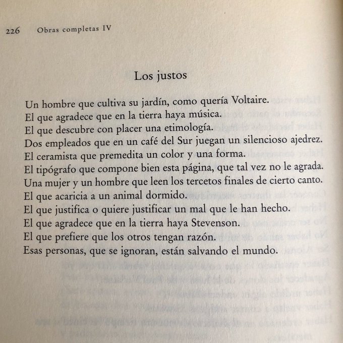 Rober867's tweet image. Jorge Luis Borges:
