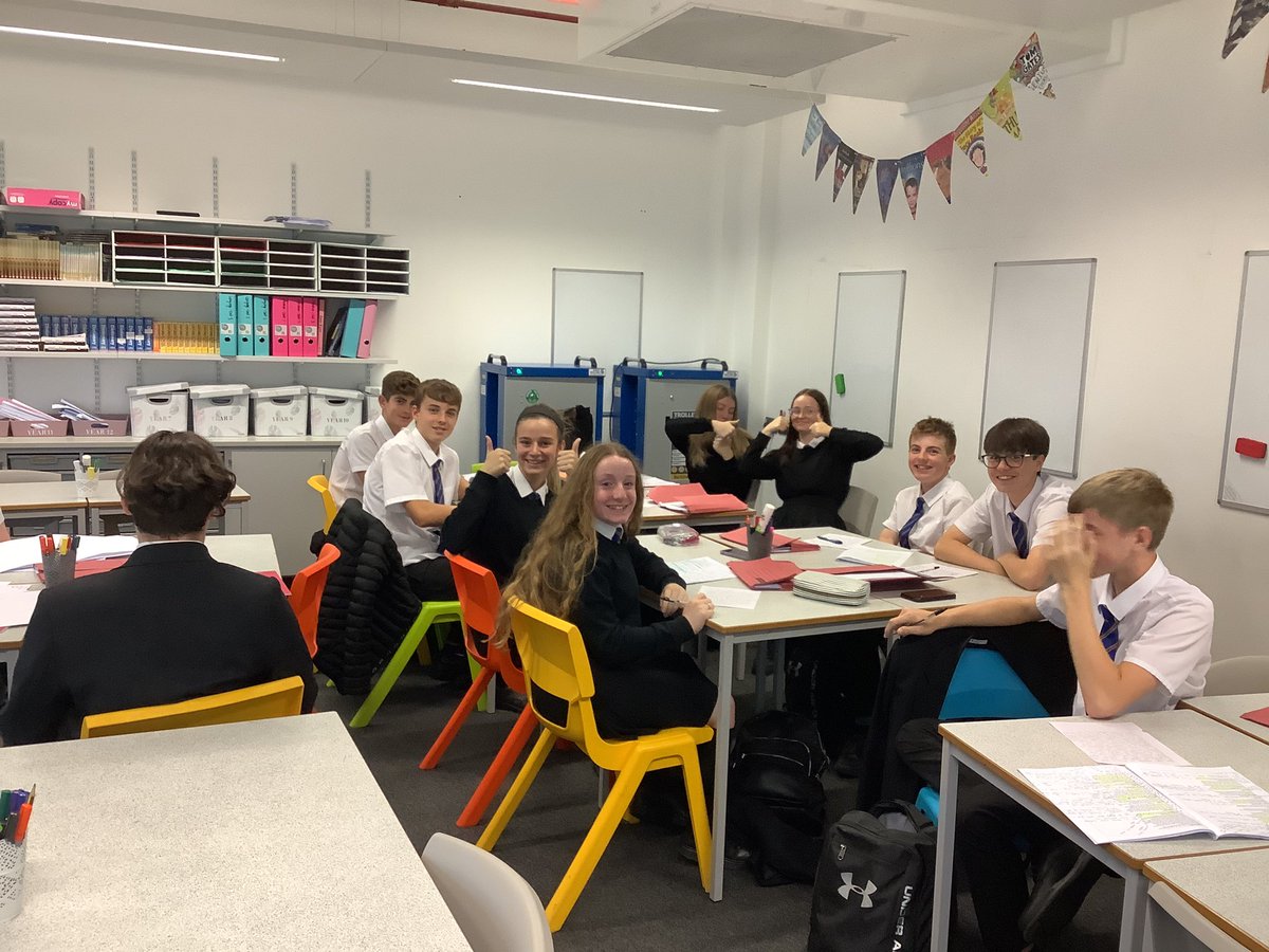 MissHarkinsEng's tweet photo. 10X1 smiling through revision🤪 They’re such a pleasure to teach and they make me laugh so much! Thank you for your hard work this evening, @Caldicot_Y10🤩 https://t.co/48qZFCwsYC