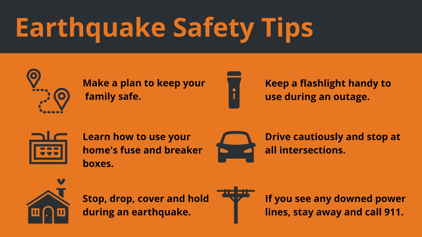 SCE on Twitter "EarthquakeSafety Do you have an emergency