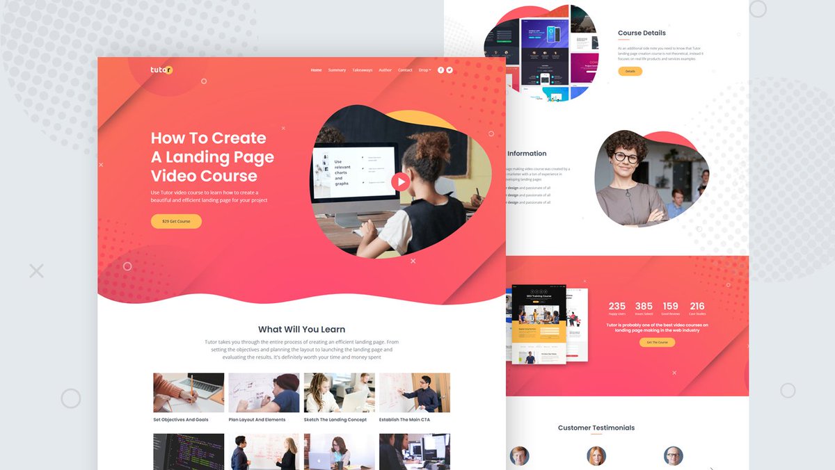 webdevluc's tweet photo. 4 more completed HTML templates part of the Build A Product with Just HTML and CSS series #launchin30HTML
Which one do you like more?
1⃣2⃣
3⃣4⃣ https://t.co/cGbLW7A6UP
