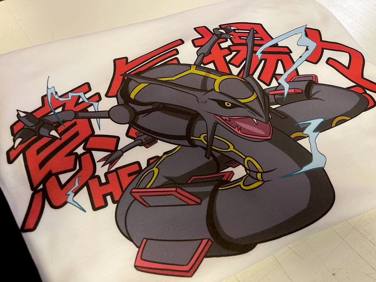 MUST BE FOLLOWING TO PARTICIPATE: 

-Must RT/LIKE &amp; be following me!

for a chance to win a Sample Shirt of either Darkrai or Shiny Rayquaza ✨