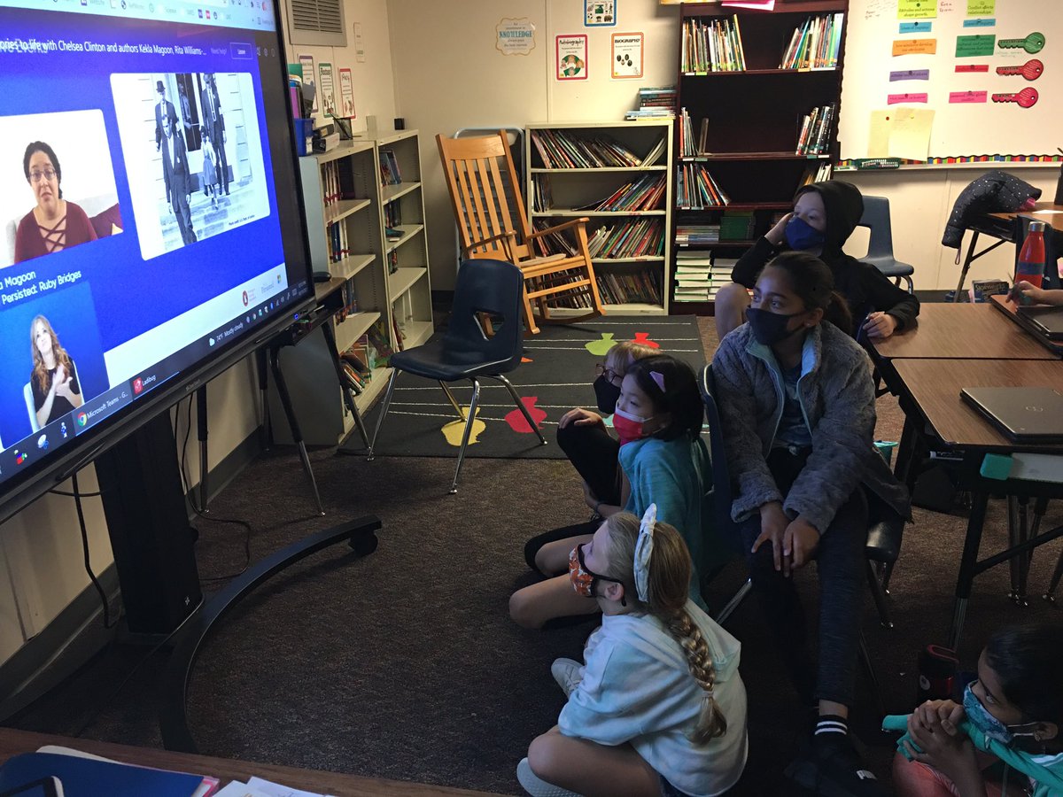 Shelly Craig (@shelcraig) on Twitter photo Our class learning went global as we joined @Flipgrid Live and heard from Chelsea Clinton and other authors in the #shepersisted series. We connected it to our IB unit’s central idea: Conflict affects relationships. <a href="/SpicewoodPYP/">Spicewood Elementary</a> Our class learning went global as we joined @Flipgrid Live and heard from Chelsea Clinton and other authors in the #shepersisted series. We connected it to our IB unit’s central idea: Conflict affects relationships. <a href="/SpicewoodPYP/">Spicewood Elementary</a>