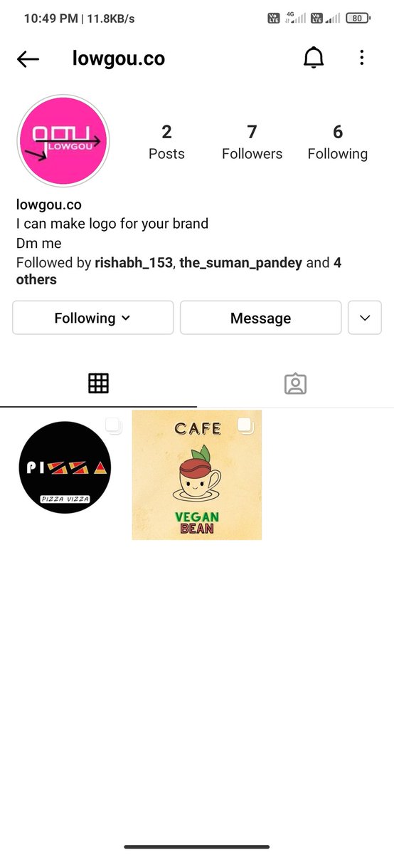 barai_dipesh's tweet photo. Check one of my friend's work on Instagram.He started a graphic design company. For now his main focus is to make logos.(1/3)
#Logo #logomaker #Logodesigner
#makeslogo #design #needdesigner
#LogoDesign #logoartist #business
#artist #GraphicDesigner #artontwitter https://t.co/jprtCpP5Kh