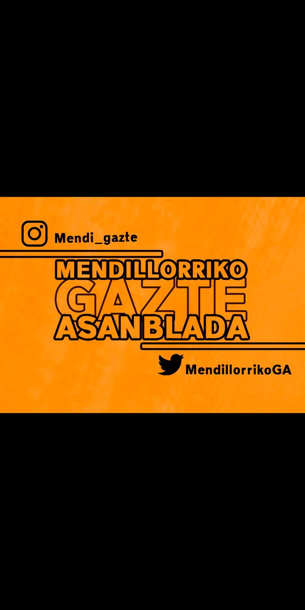 ADI HURRENGO DEIALDIETARA!
Instagram:
instagram.com/mendi_gazte?ut…