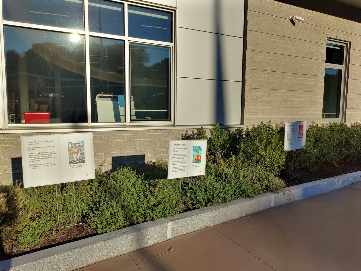 We are excited about the story walk for ADHD and Dyslexia Awareness!  @lexdyslexia <a href="/SchoolHastings/">Maria Hastings School</a> @LexingtonDEI <a href="/lexingtonsuper/">Dr. Julie Hackett</a> <a href="/cwai09/">Christopher Wai</a>