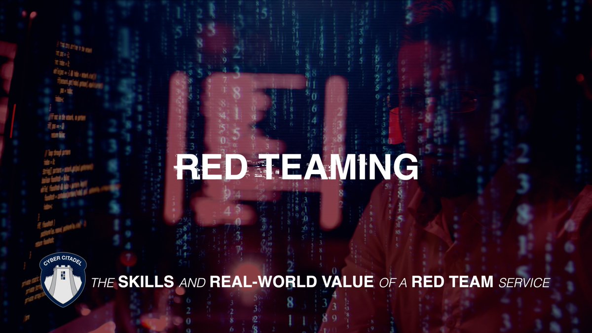 cyber_citadel's tweet photo. Red Team operators are elite #ethicalhackers capable of breaking into any network, by any means necessary. @RafayBaloch explains the #skills and real-world #value of a #redteam.
#redteaming #CybersecurityAwarenessMonth #CyberSecurity #securityservices
Vid: https://t.co/XR7SyP907K https://t.co/nbtE195FGr