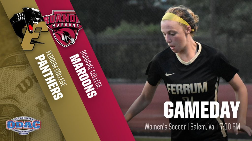 ⚽️WOMEN’S SOCCER: The Panthers travel down route 460 to take on Old Dominion Athletic Conference for Roanoke College! The road contest is set for a 7:00 start under the lights! #ForgedAsOne