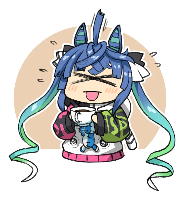 コーヒー!!

#ウマ娘
#ツインターボ 
#スタンバイターボ 