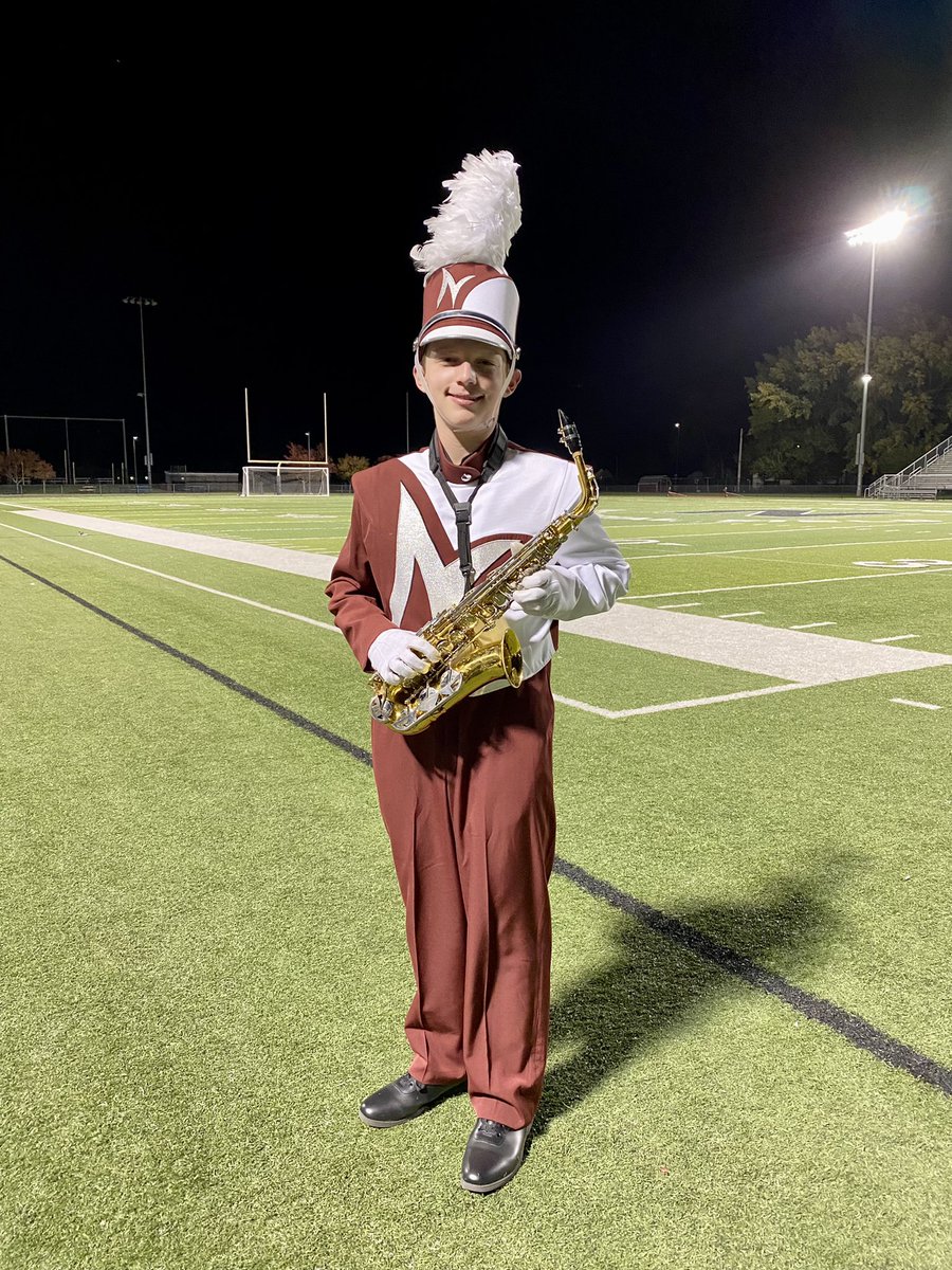tonyaoswald's tweet photo. 🎷🎶Parent’s Night for the Norfolk High School Marching Band!! So proud of Caiden for all of the hard work he’s put into marching band! They sound amazing out there!🎶🎷 So glad Grandma Rhonda could come and watch as well! #prideofthepanthers @NHSPantherBand1 https://t.co/0MRAo4bvpw