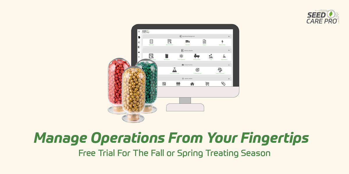seedcarepro's tweet photo. #SeedCarePro pulls together the entire #seedcare operation – empowering users to communicate and manage from their fingertips. Try it for a treating season during our trial use offer: https://t.co/triHq51DKj https://t.co/triHq51DKj https://t.co/9HsdzKd2Zm