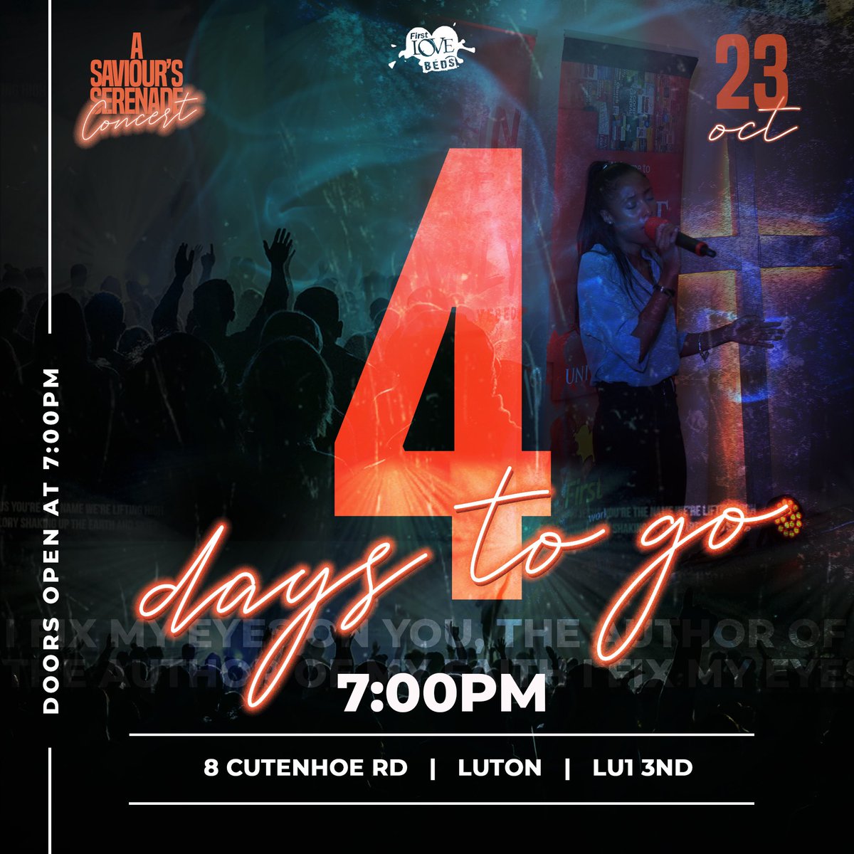 FirstLoveBeds's tweet photo. We are 4 days away from our Saviour’s Serenade Concert 🤩🤩

💃🏾🎉💃🏾🎉 A night not to be missed! Join us as we worship the Lord 🙌🏾🙌🏾 https://t.co/NgYgGuY1mZ