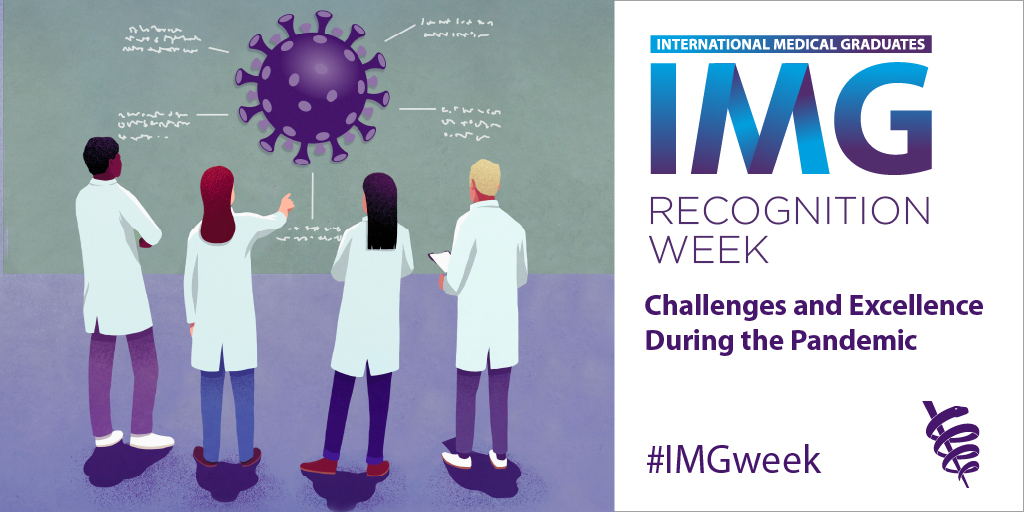 International Medical Graduates play a vital role in the U.S. health care system. This #IMGWeek join us in recognizing and celebrating these remarkable physicians and their accomplishments. spr.ly/6002G4qIK