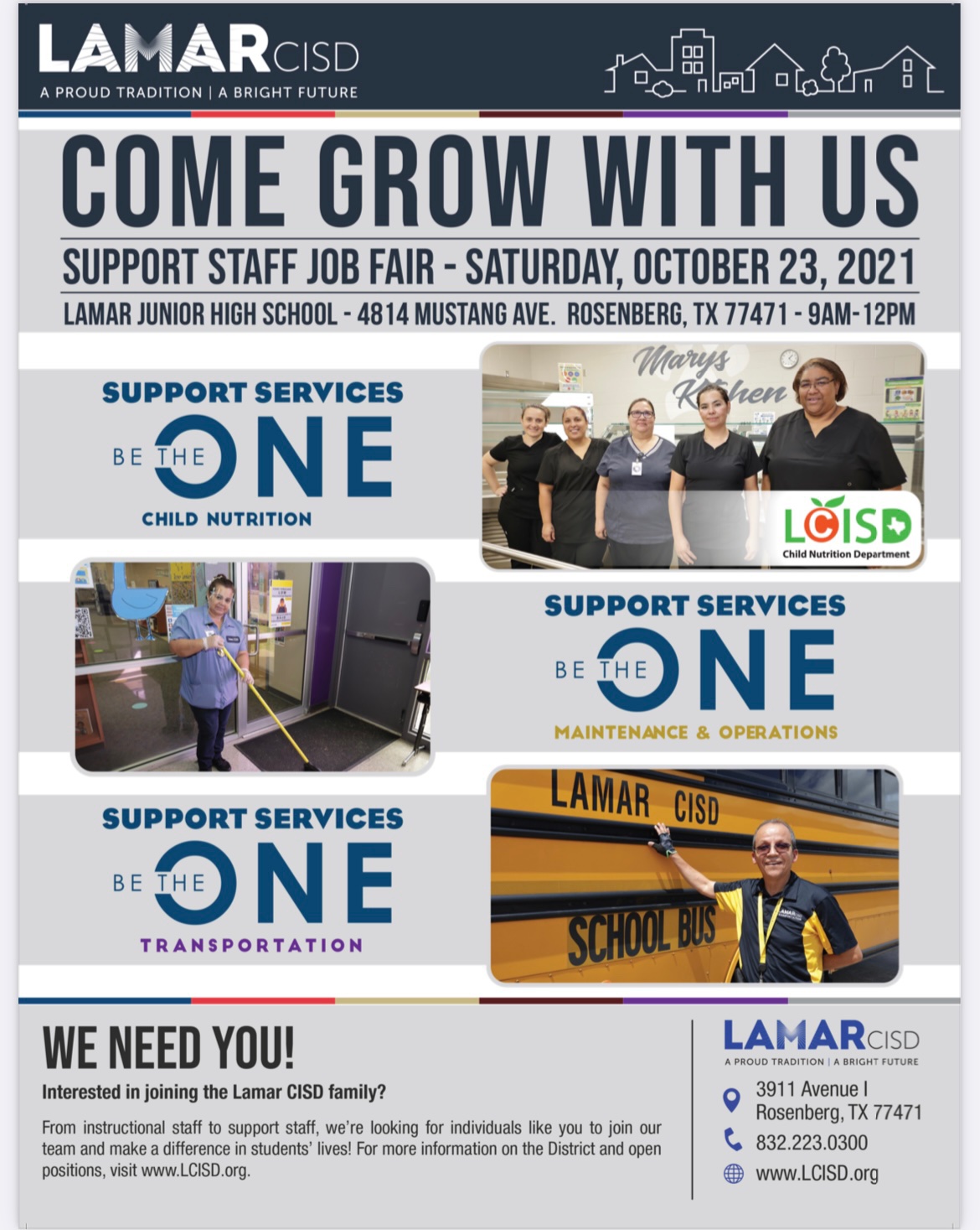 LCISD Maintenance & Operations on Twitter "Looking for a job? Lamar