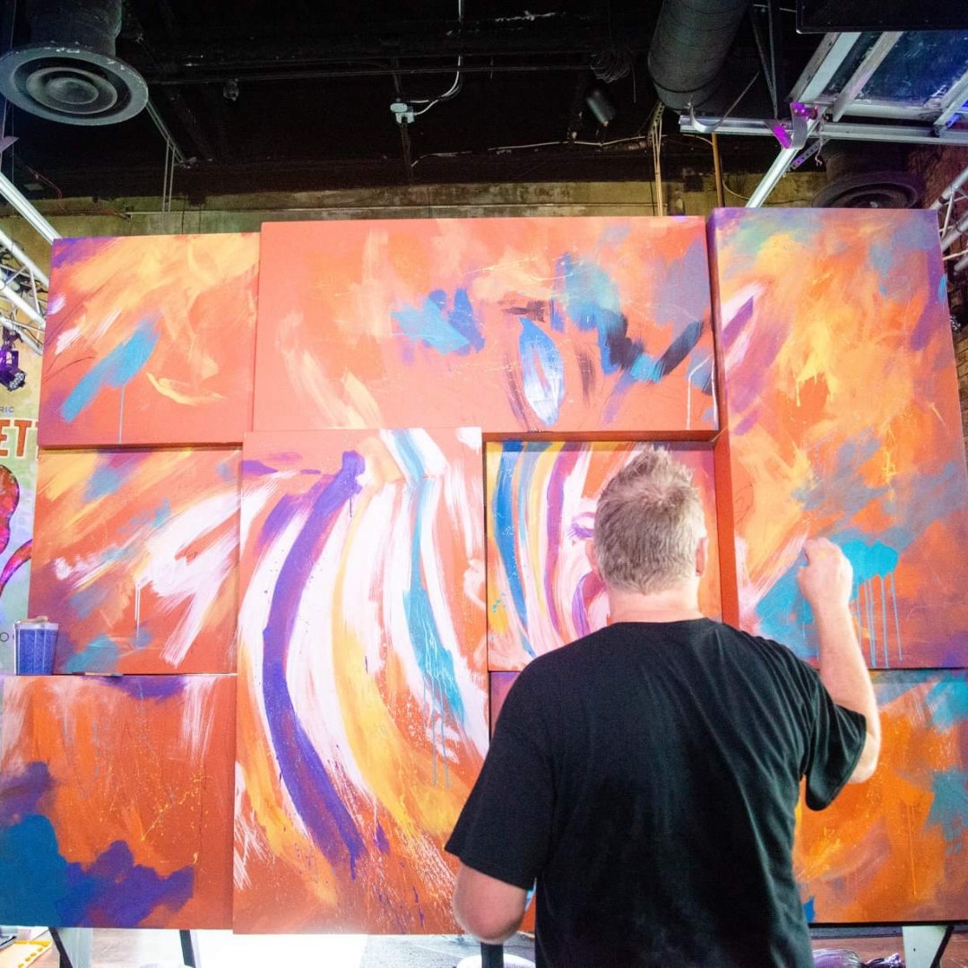 #TBT PGAV Destinations' annual Breakfast Bash for IAAPA at Lafayette's Orlando. Featuring Shane Grammer Arts and <a href="/drdancake/">Dancakes</a>

Have you tried Pancake art?
They're not only stunning but also yummy!

#shanegrammerart 
#urbanart
#muralart
#Orlando