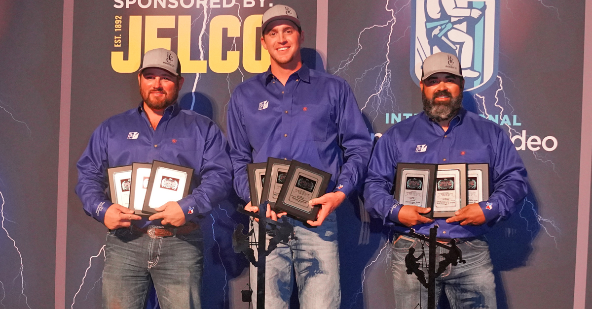 PedernalesCoop's tweet photo. WOW! After competing against the best in the world at the 2021 #InternationalLinemansRodeo in #Kansas, PEC’s crew in blue walked the awards stage TWELVE times! Congratulations guys — well done! 🏆🏆🏅🏅🏅🏅🏅🏅🏅🏅🏅🏅 #PECstrong #ILR2021 https://t.co/EMO8dwivGO
