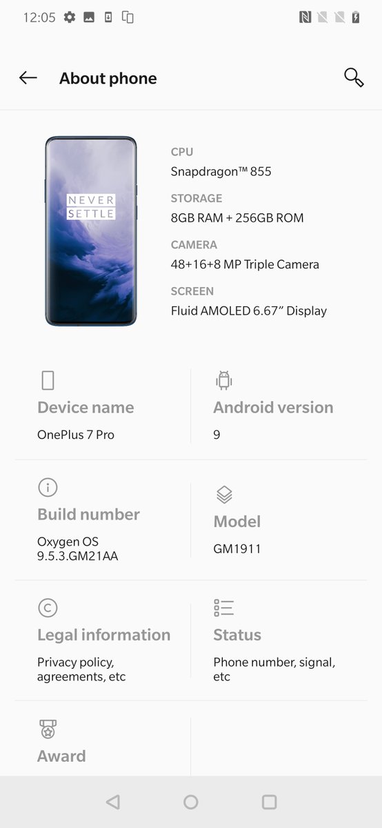 YRelekar1's tweet photo. (2/3) Took the phone to OnePlus ASS, got a quote for replacement of front camera. Here's the weird part, the rear camera and torch magically starts working when OS is rolled back to OxygenOS 9. Front camera still unresponsive. Proves that this camera failure is software-related. https://t.co/D4lo0NcIiZ