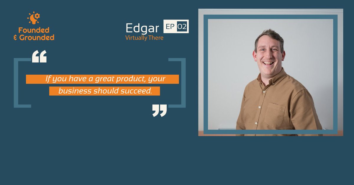 'If you have a great product, your business should succeed.' S3 E2, now available: We meet Edgar Thoemmes, co-founder of @virtuallythereuk and @cantontea, about how two very different businesses steadily grew and found their audiences.