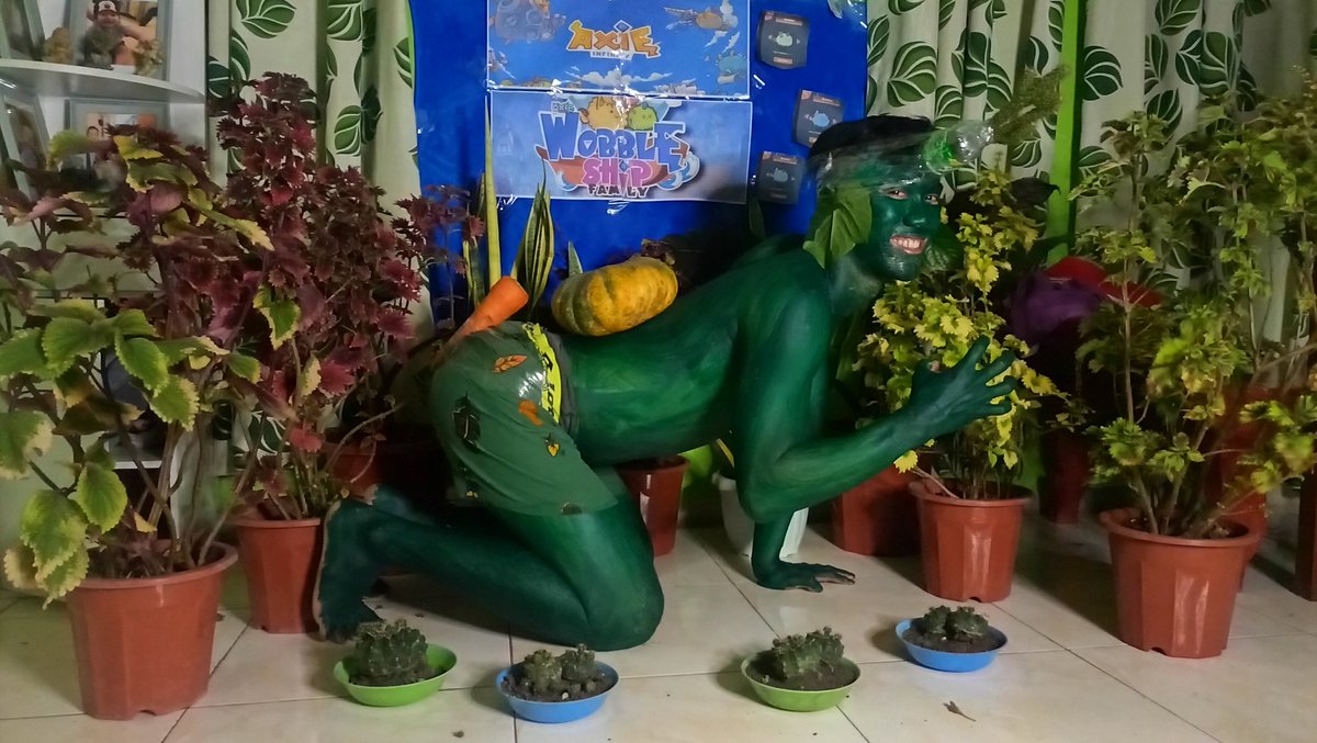 jiepaks's tweet photo. Low budget plant.🍃 @Jihoz_Axie

@Wobbleland2
#AxieHalloweenCostume
#🇵🇭🇵🇭🇵🇭 https://t.co/nbioJ9ZOdw