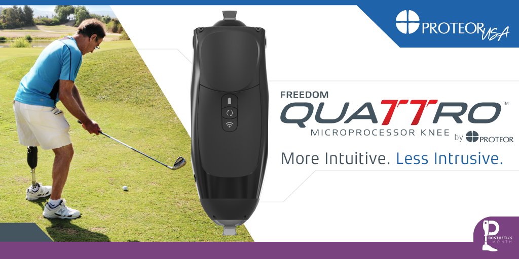 The Freedom QUATTRO Microprocessor Knee by <a href="/PROTEOR_USA/">PROTEOR USA</a> is designed to give users the freedom to live their lives without interruption. 

Learn more today! #ProstheticsMonth –> ortoped.ca/en/freedom-qua…