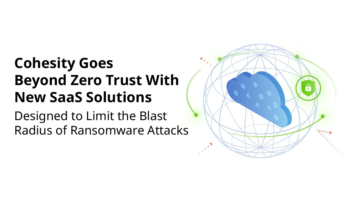 Going beyond #ZeroTrust, new #SaaS solutions are designed to address increasingly sophisticated ransomware attacks.

These #DMaaS offerings complement Cohesity’s threat defense architecture &amp; can help customers win the war against #ransomware.

Learn more: cohesity.co/3G9ImDo