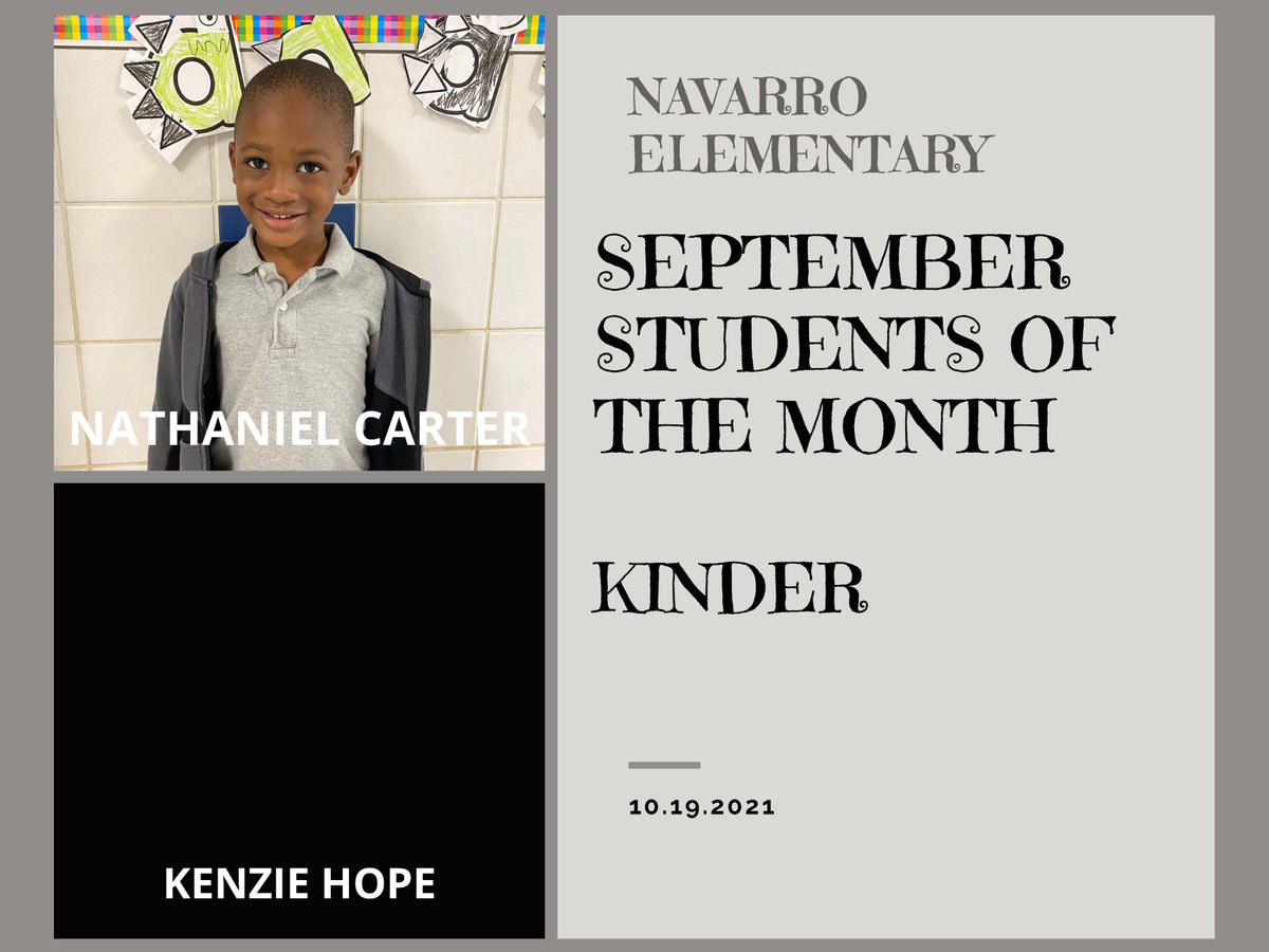 NavarroCISD's tweet photo. Congratulations our Navarro Elementary Students of the Month!! Navarro Elementary students of the month are designed to recognize excellence in student achievement and academics! 🎉🎉🎉 #passion #grit #perseverance https://t.co/gJL3WcGAqZ