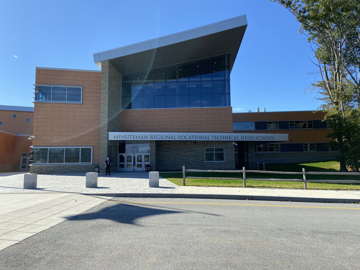 What an experience to tour the new state of the art Minuteman High School! @MinutemanHS