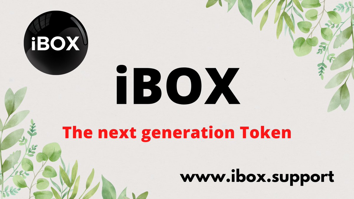 IBOX_TOKEN's tweet photo. The Next Generation Token #iBOX https://t.co/V0yNxppUC0