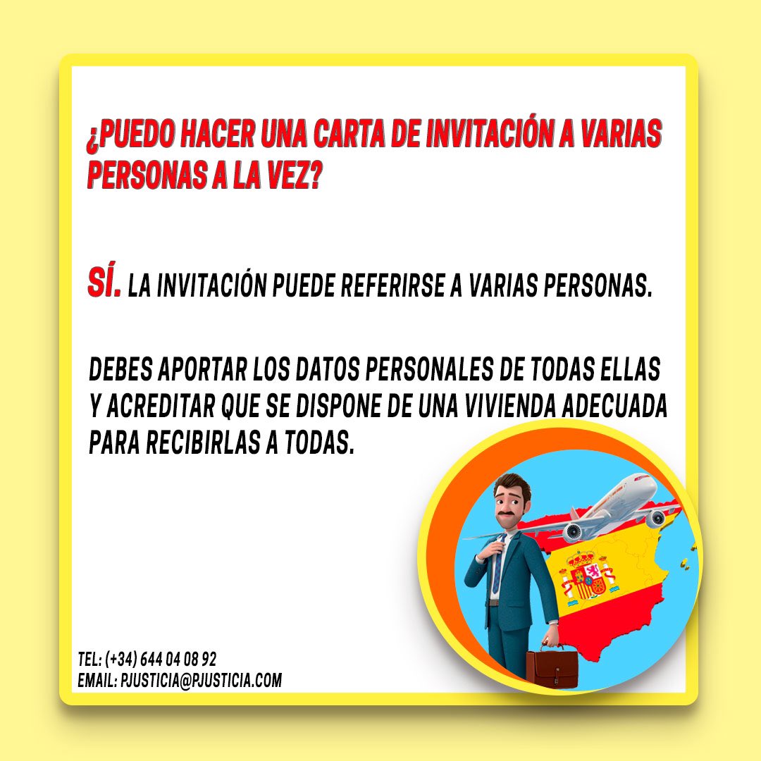 ProyJust's tweet image. ✅ Recuerda que promover la entrada de inmigrantes ilegales en España, está castigado en el Código Penal español.
 
CONSULTA NUESTROS EXPERTOS➡ todosabogados.com
☎ (+34) 644-040-892
📧 pjusticia@pjusticia.com

#madrid #abogados #extranjeria #cartadeinvitacion #familia