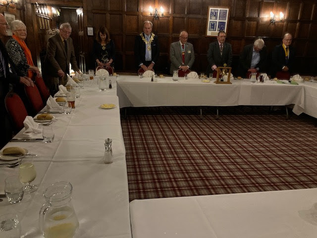 DaleRotary's tweet photo. Great to welcome our District Governor and Mayor of Kirklees, along with members of Huddersfield Rotary Club to our meeting at Woodsome Hall Golf Club last night @RotaryGBI @woodsomegolf https://t.co/sm3TOxgbFF