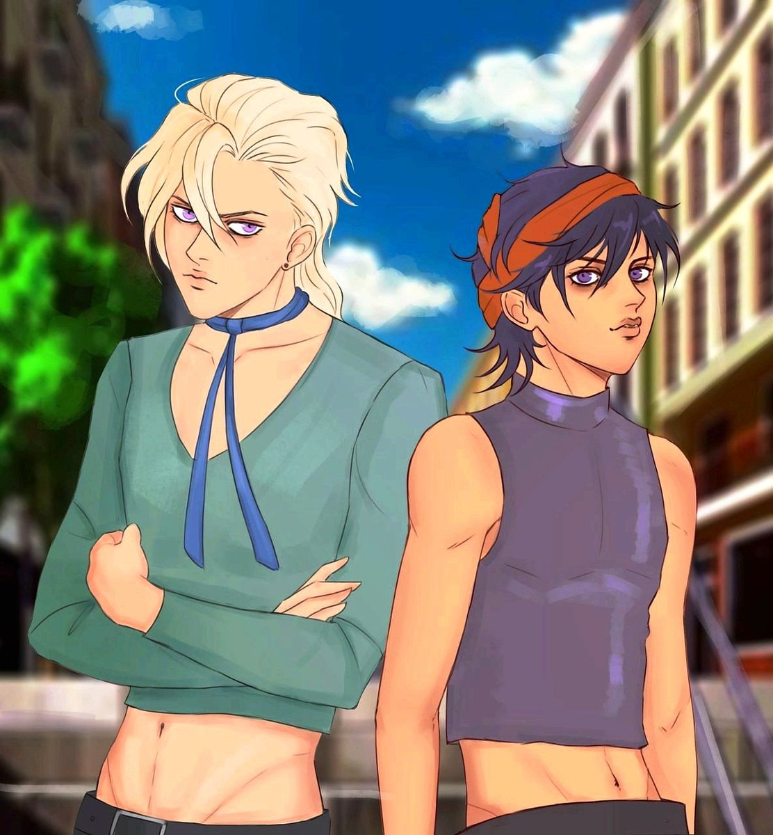DeanSolen's tweet photo. Ребятки 
#jjba  #jojo https://t.co/P1j9dFvIP0