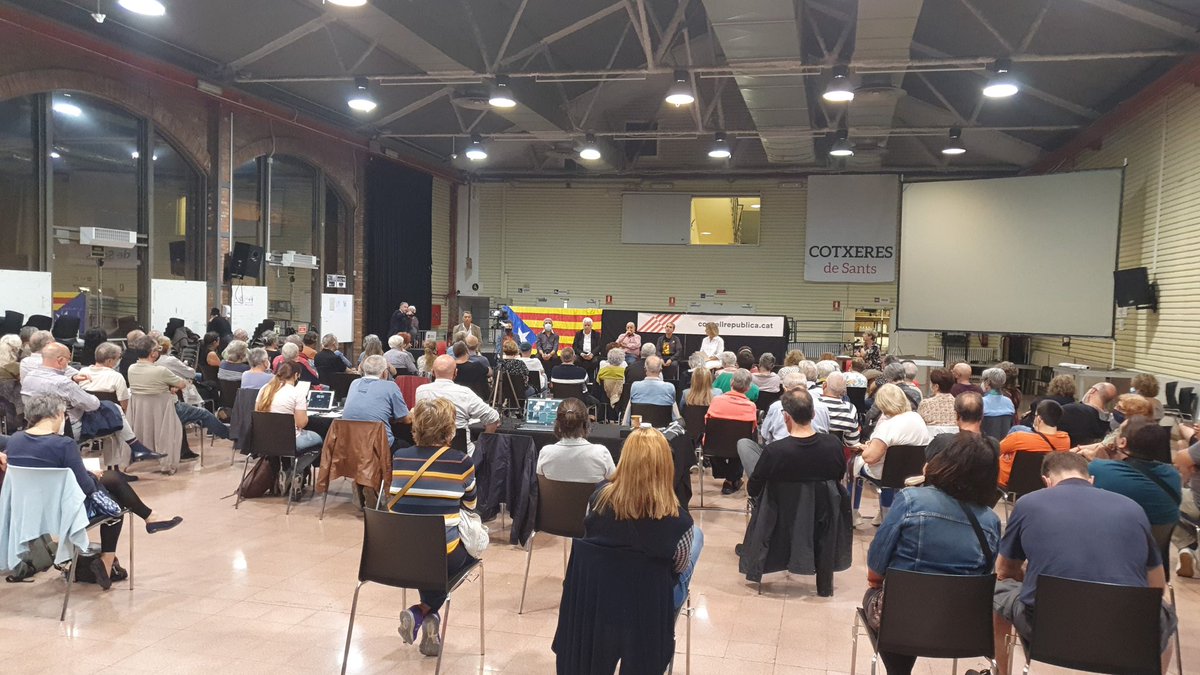 CLxR_Sants's tweet photo. Molt bona audiència a la presentació de candidats de Sants-Montjuïc I Les Corts https://t.co/nXoLXNdaVS
