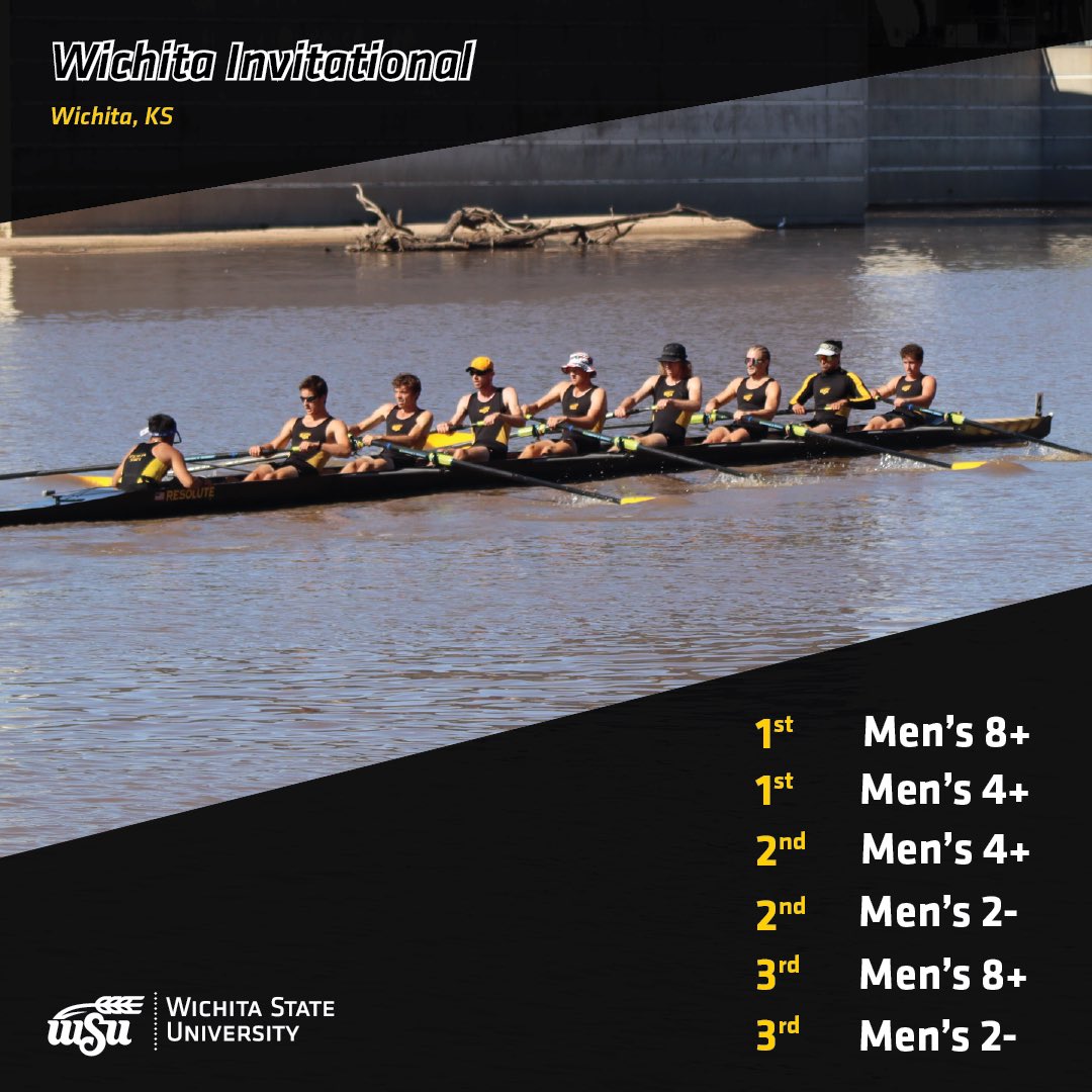 ShockerRowing's tweet photo. Results from this weekends racing! https://t.co/0YdWv2FDQ7