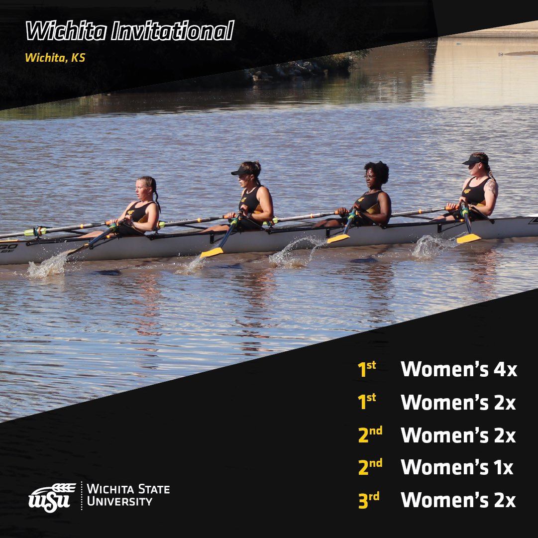 ShockerRowing's tweet photo. Results from this weekends racing! https://t.co/0YdWv2FDQ7