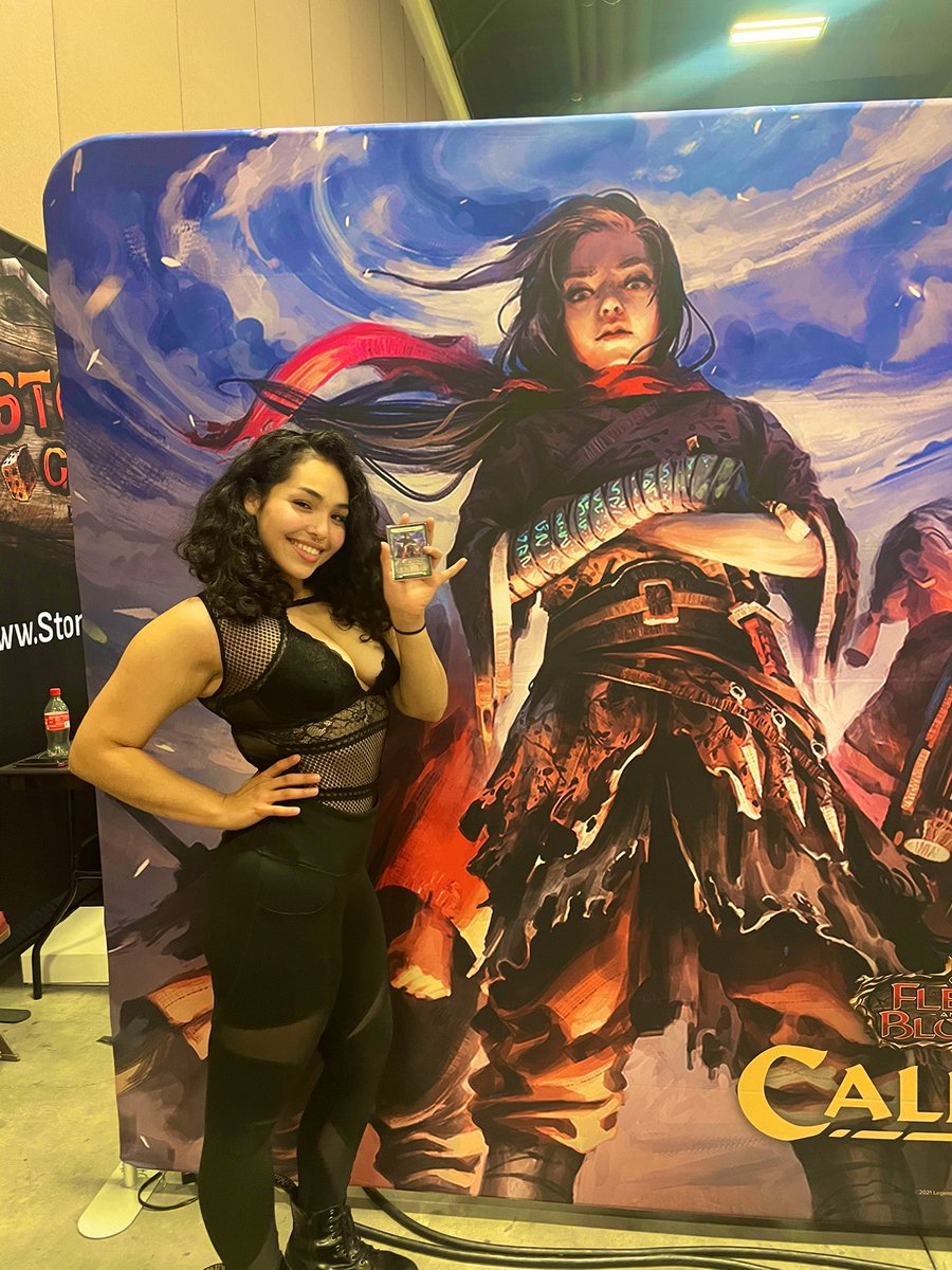 bitchyvelour's tweet photo. It was a very successful weekend at #FABDallas loved getting to know new people, and coming home with more knowledge about a game that I quickly fell in love with! Thanks @fabtcg https://t.co/UHqJagP35E